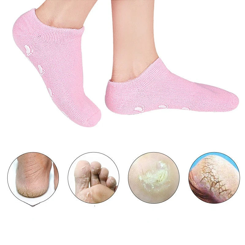 2pc Gel Moisturizing Socks