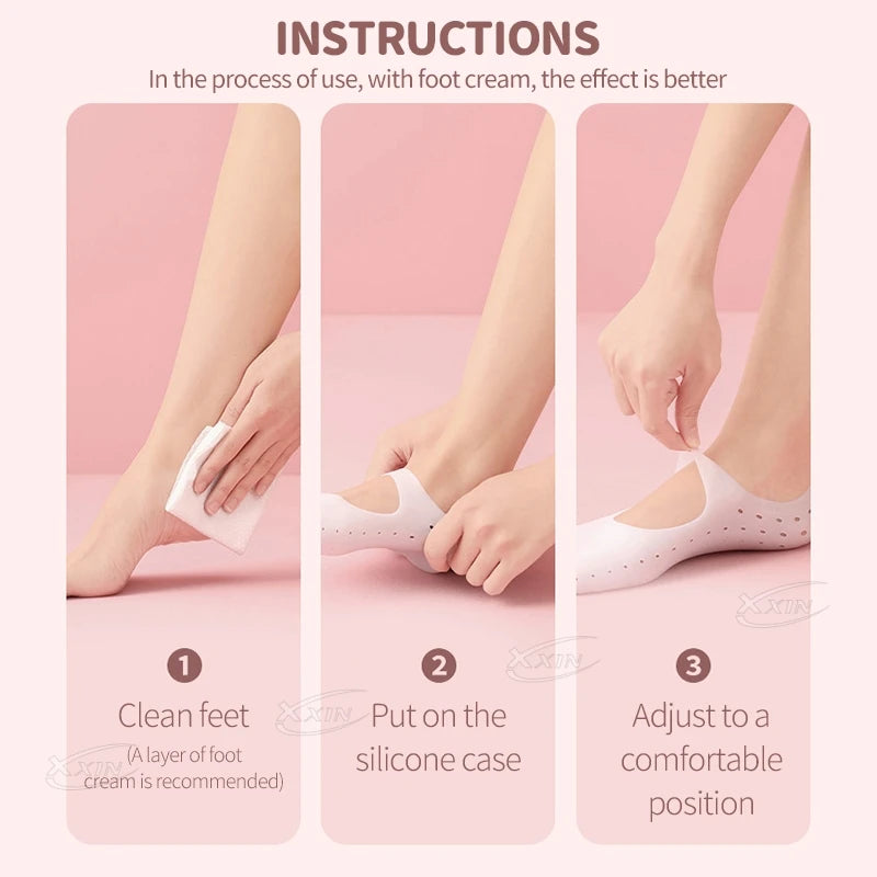 Silicone Gel Heel Socks
