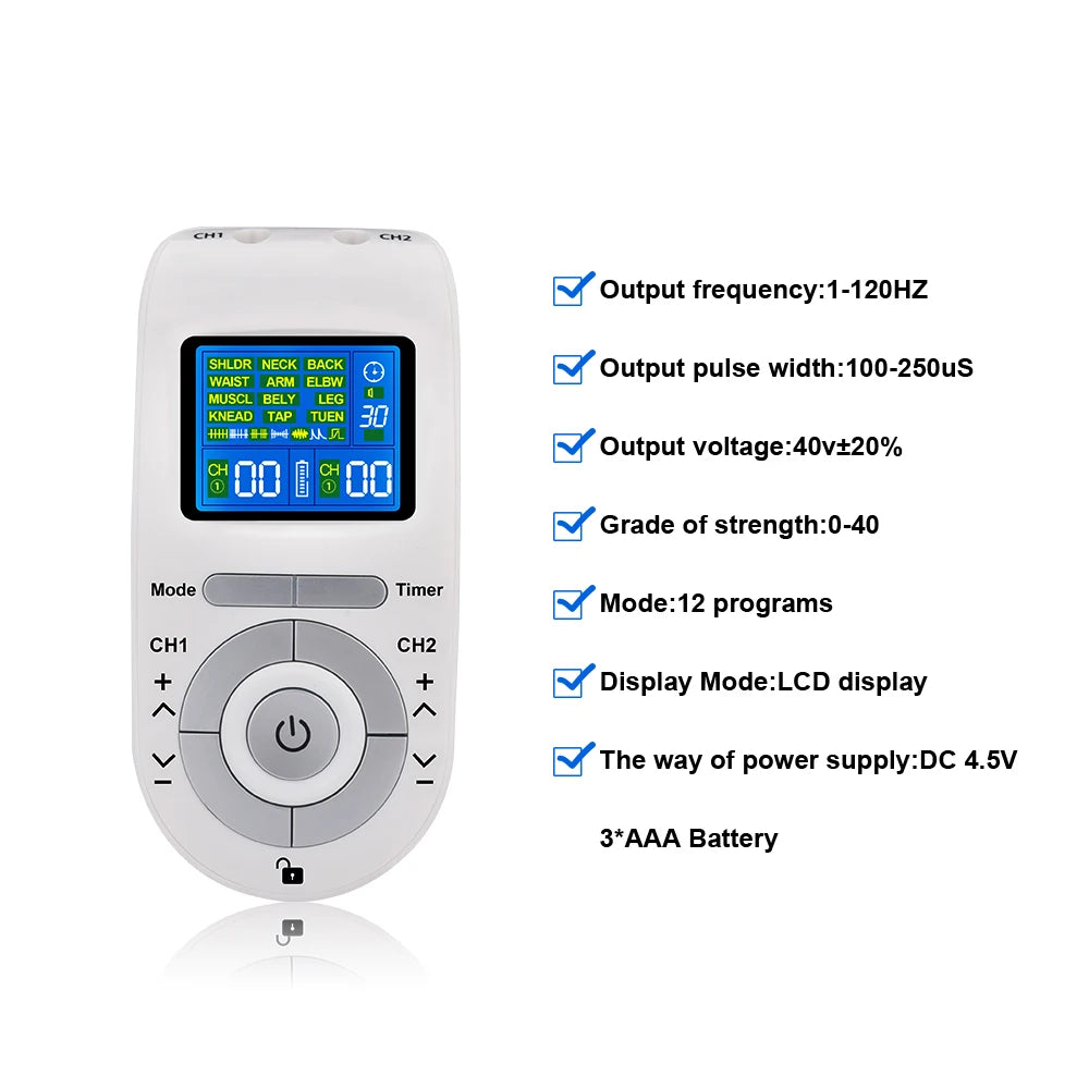 4-Mode TENS EMS Machine