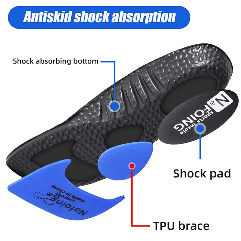 Shock-Absorbing EVA Insoles – Arch Support