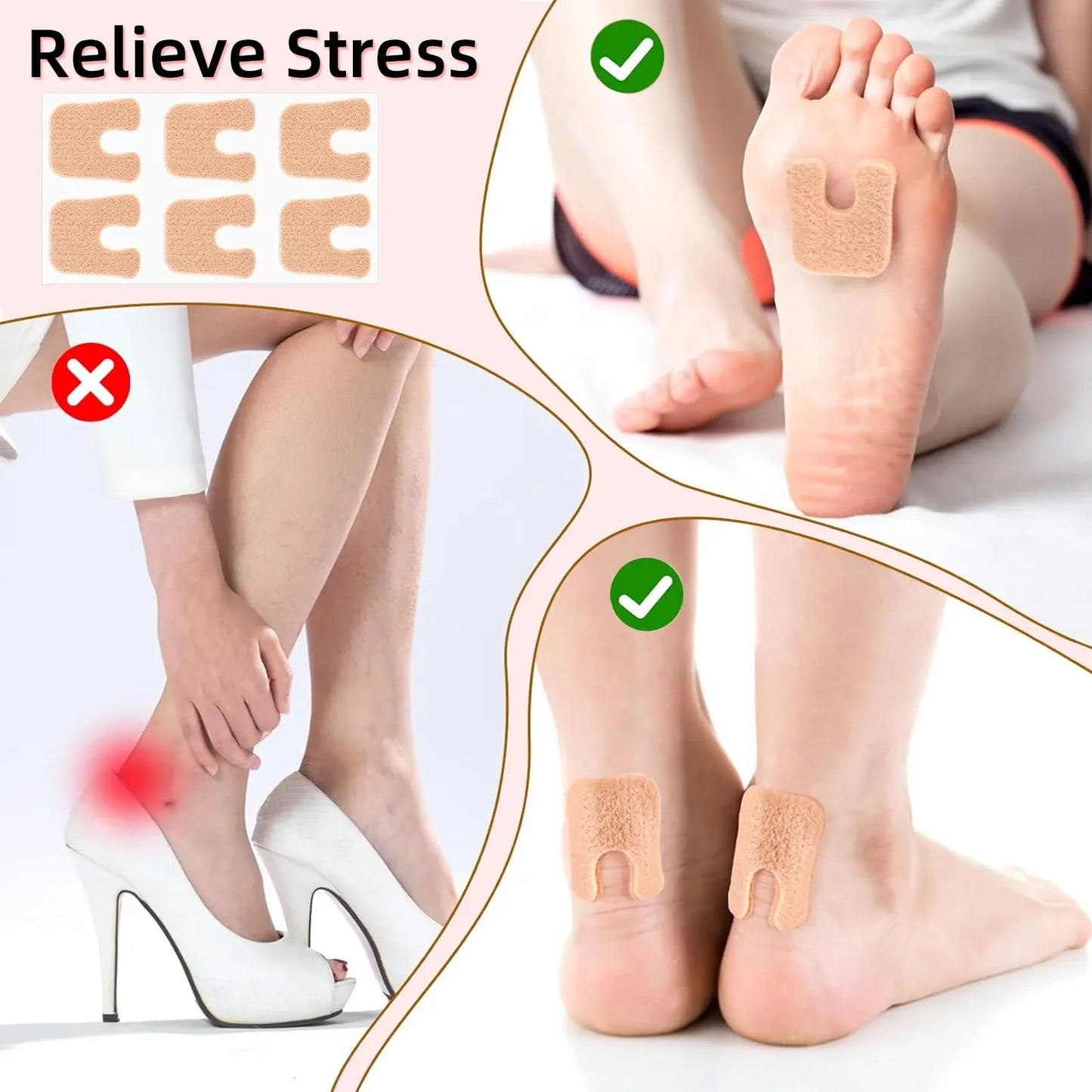 U-Shaped Metatarsal Felt Pads