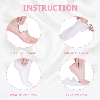 Silicone Gel Moisturizing Socks