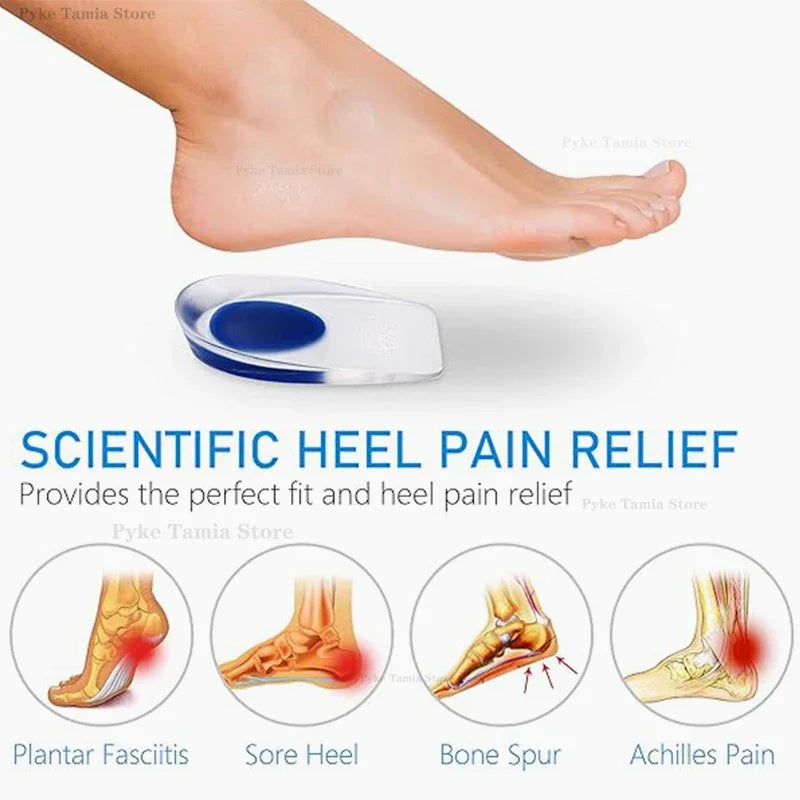 Silicone Heel Gel Insoles