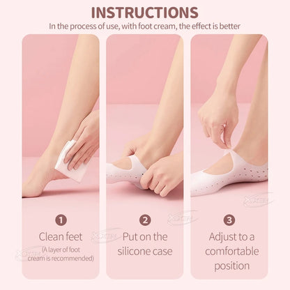 Silicone Gel Heel Socks
