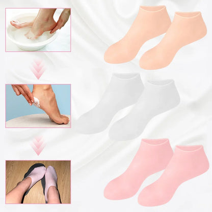 Silicone Gel Moisturizing Socks