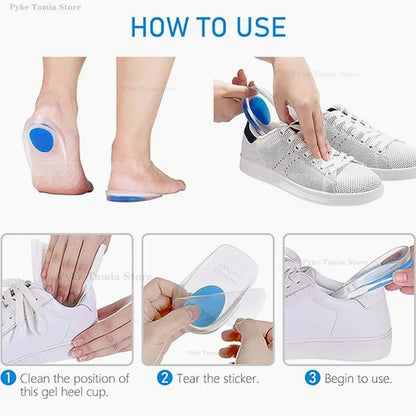 Silicone Heel Gel Insoles