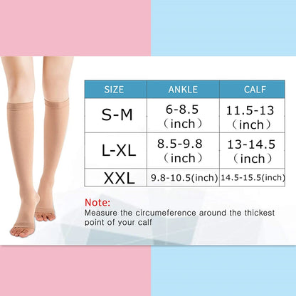 Toeless Medical Compression Socks