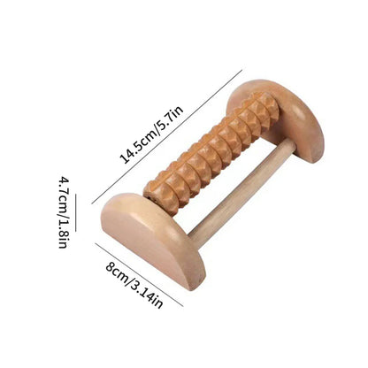 Wooden Foot Roller Massager