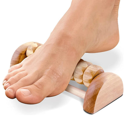 Wooden Foot Roller Massager