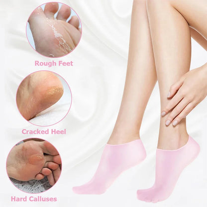 Silicone Gel Moisturizing Socks